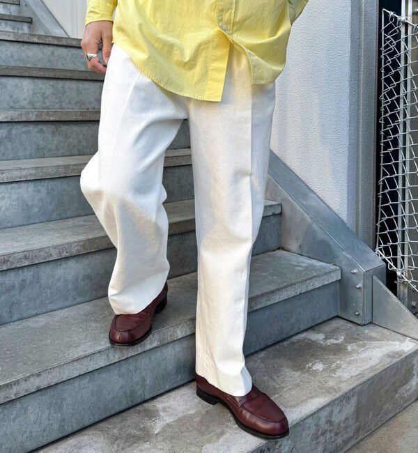 WORK ABOUT「NSOK デニム2タックワイドパンツ 25SS」|デニム|