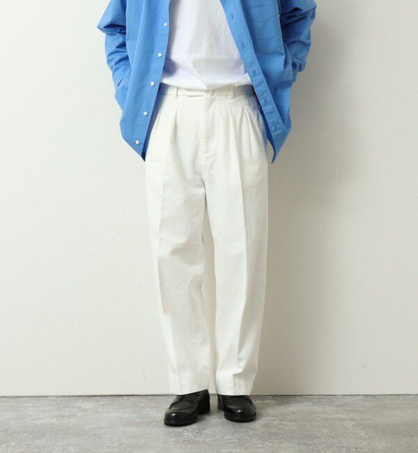 WORK ABOUT「NSOK デニム2タックワイドパンツ 25SS」|デニム|