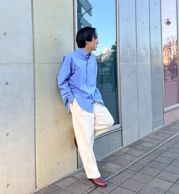 WORK ABOUT「NSOK デニム2タックワイドパンツ 25SS」|デニム|