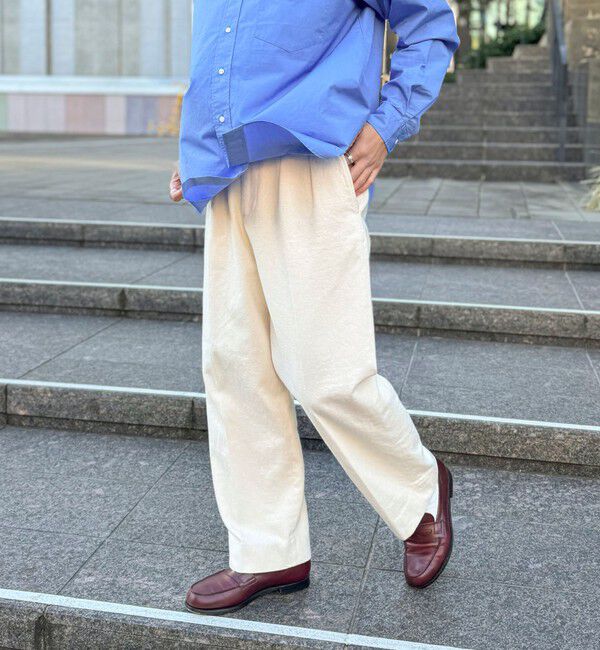 WORK ABOUT「NSOK デニム2タックワイドパンツ 25SS」|デニム|