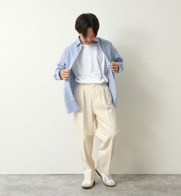 WORK ABOUT「NSOK デニム2タックワイドパンツ 25SS」|デニム|