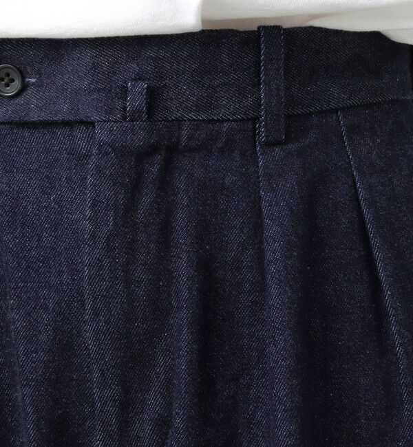 WORK ABOUT「NSOK デニム2タックワイドパンツ 25SS」|デニム|