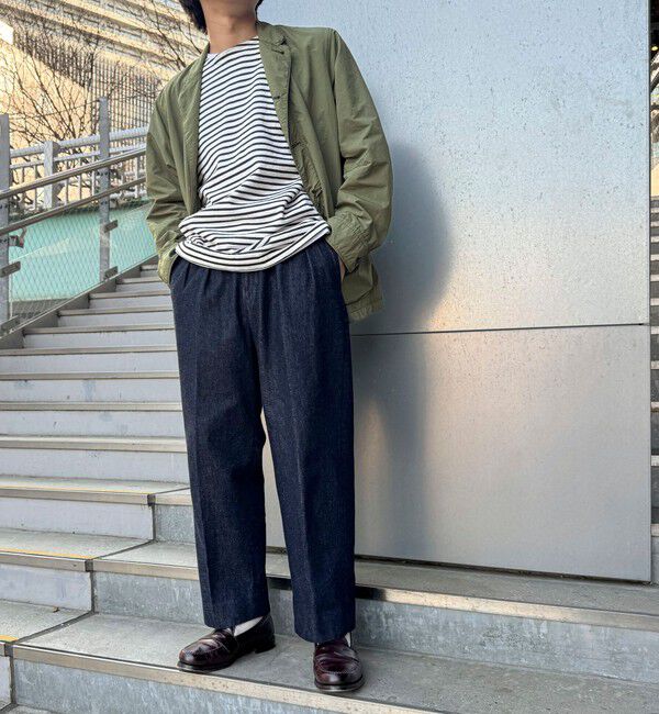 WORK ABOUT「NSOK デニム2タックワイドパンツ 25SS」|デニム|