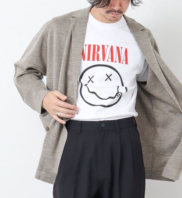 NOLLEY'S goodman「【GOOD ROCK SPEED】別注 NIRVANA / ニルヴァーナ プリントTシャツ 25SS」|Tシャツ・カットソー|