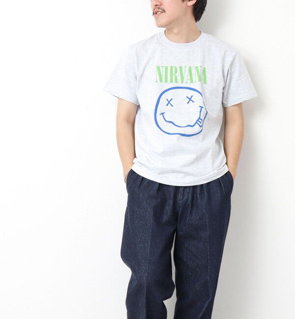 NOLLEY'S goodman「【GOOD ROCK SPEED】別注 NIRVANA / ニルヴァーナ プリントTシャツ 25SS」|Tシャツ・カットソー|