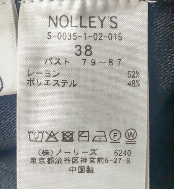 NOLLEY'S「《手洗い可能》2WAYノースリーブニットワンピース」|ワンピース|