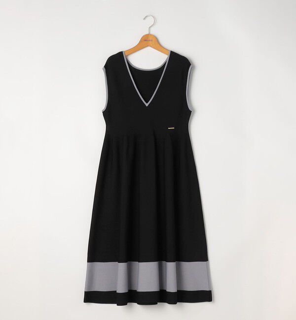 NOLLEY'S「《手洗い可能》2WAYノースリーブニットワンピース」|ワンピース|