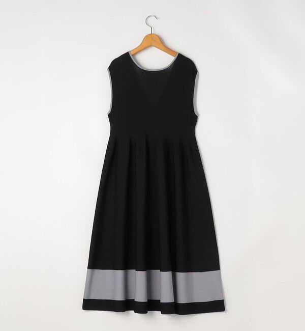 NOLLEY'S「《手洗い可能》2WAYノースリーブニットワンピース」|ワンピース|