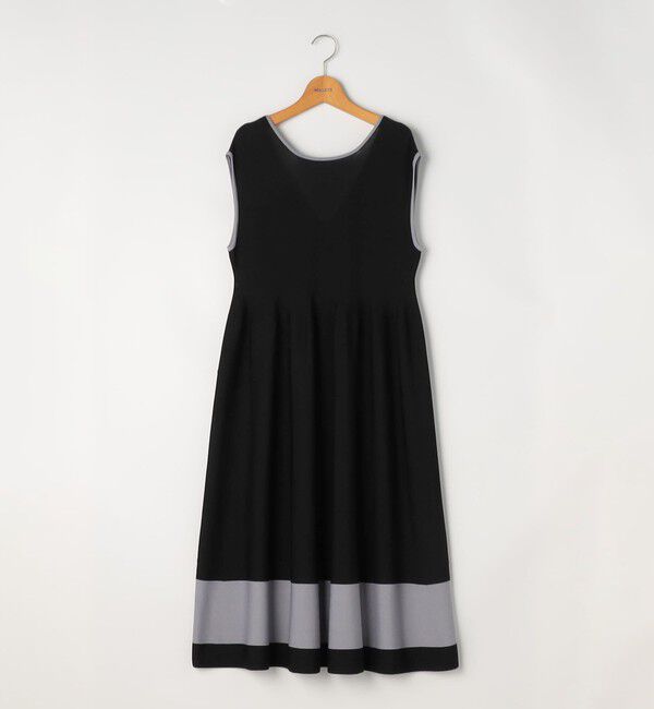 NOLLEY'S「《手洗い可能》2WAYノースリーブニットワンピース」|ワンピース|