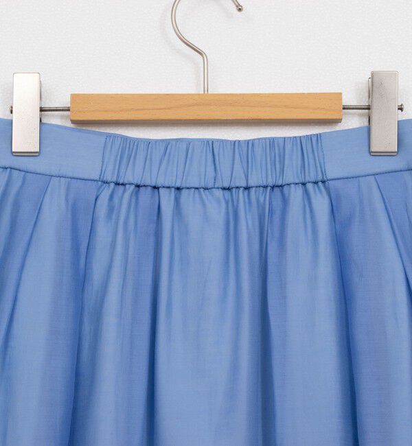 NOLLEY'S「《セットアップ対応》ウォッシャブルタックフレアシアースカート」|スカート|