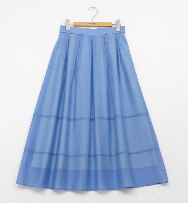NOLLEY'S「《セットアップ対応》ウォッシャブルタックフレアシアースカート」|スカート|