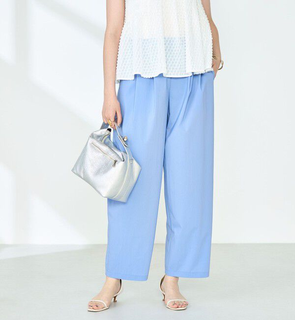 NOLLEY'S「《セットアップ対応》撥水ストレッチタフタツータックパンツ」|その他|