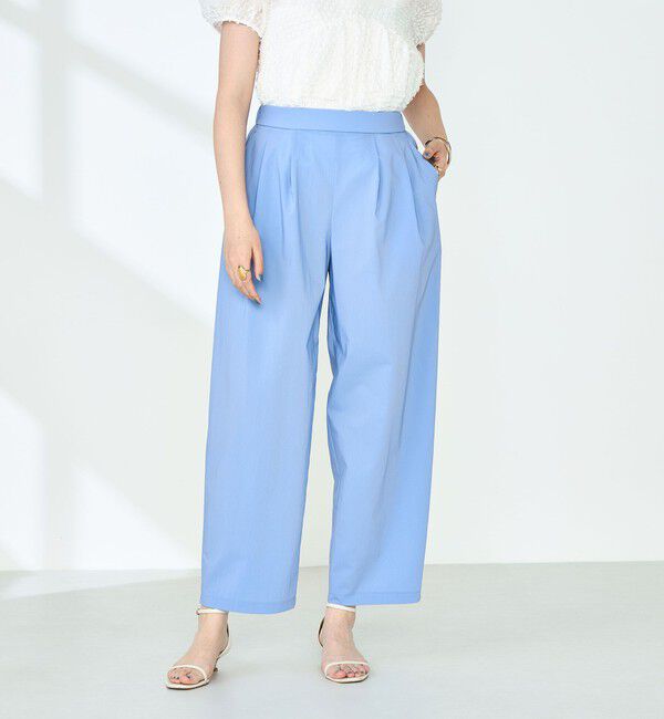 NOLLEY'S「《セットアップ対応》撥水ストレッチタフタツータックパンツ」|その他|