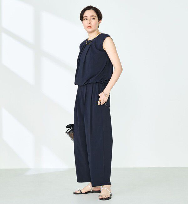 NOLLEY'S「《セットアップ対応》撥水ストレッチタフタツータックパンツ」|その他|