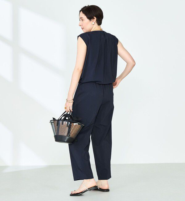 NOLLEY'S「《セットアップ対応》撥水ストレッチタフタツータックパンツ」|その他|