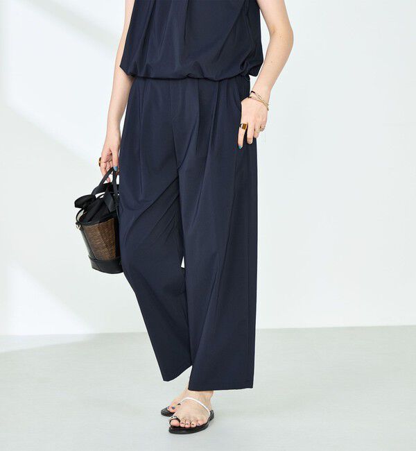 NOLLEY'S「《セットアップ対応》撥水ストレッチタフタツータックパンツ」|その他|