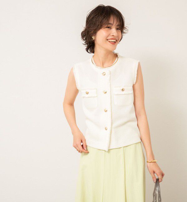 NOLLEY'S sophi「ラッセルフリンジベスト」|ベスト・ジレ|