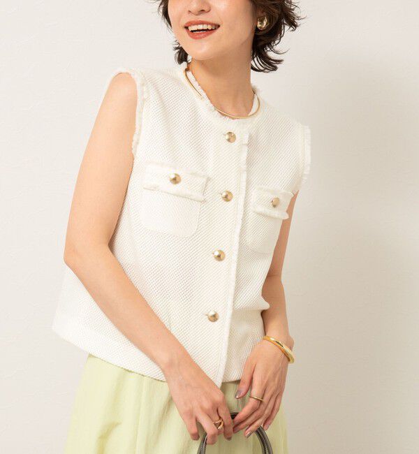 NOLLEY'S sophi「ラッセルフリンジベスト」|ベスト・ジレ|