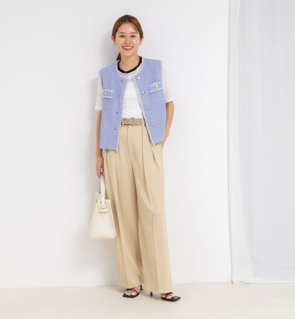 NOLLEY'S sophi「ラッセルフリンジベスト」|ベスト・ジレ|