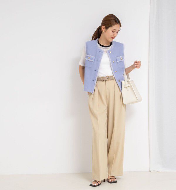 NOLLEY'S sophi「ラッセルフリンジベスト」|ベスト・ジレ|