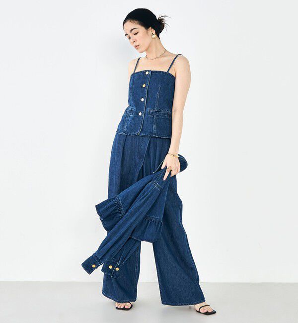 Rie Miller「【RM denim】2WAYデニムビスチェ」|キャミソール|