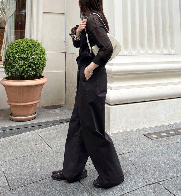 fredy emue「リネン混配色シアーカーディガン」|カーディガン|