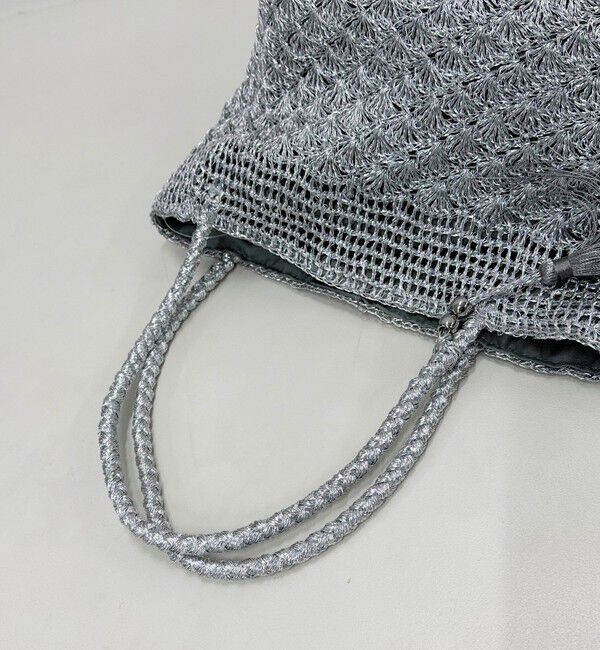 fredy emue「メタリックコードトートバッグ」|かごバッグ|