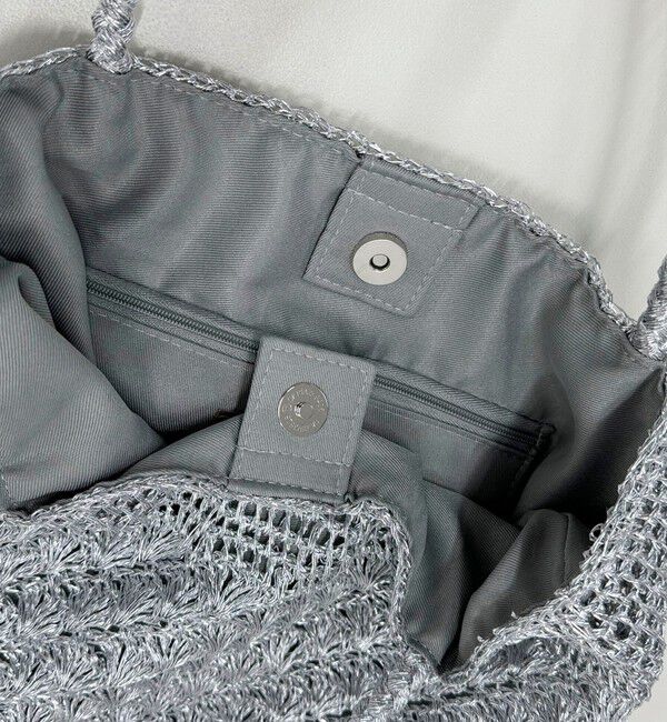 fredy emue「メタリックコードトートバッグ」|かごバッグ|