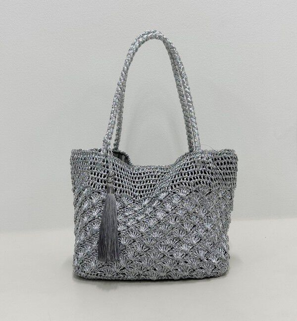 fredy emue「メタリックコードトートバッグ」|かごバッグ|