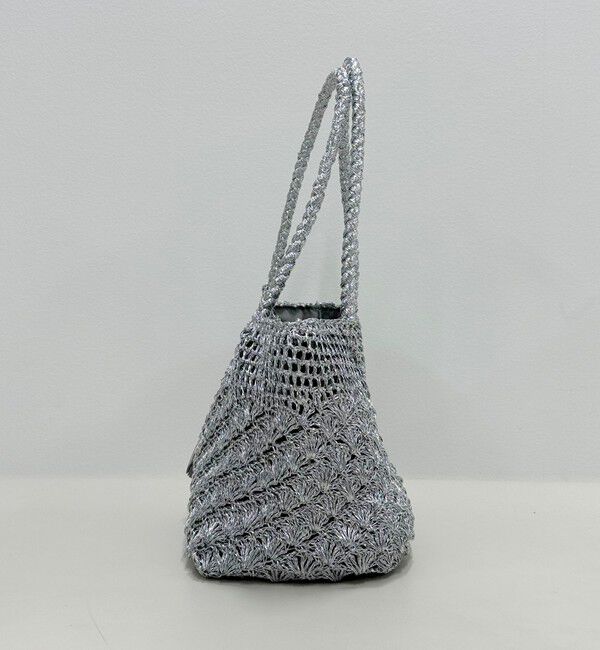 fredy emue「メタリックコードトートバッグ」|かごバッグ|