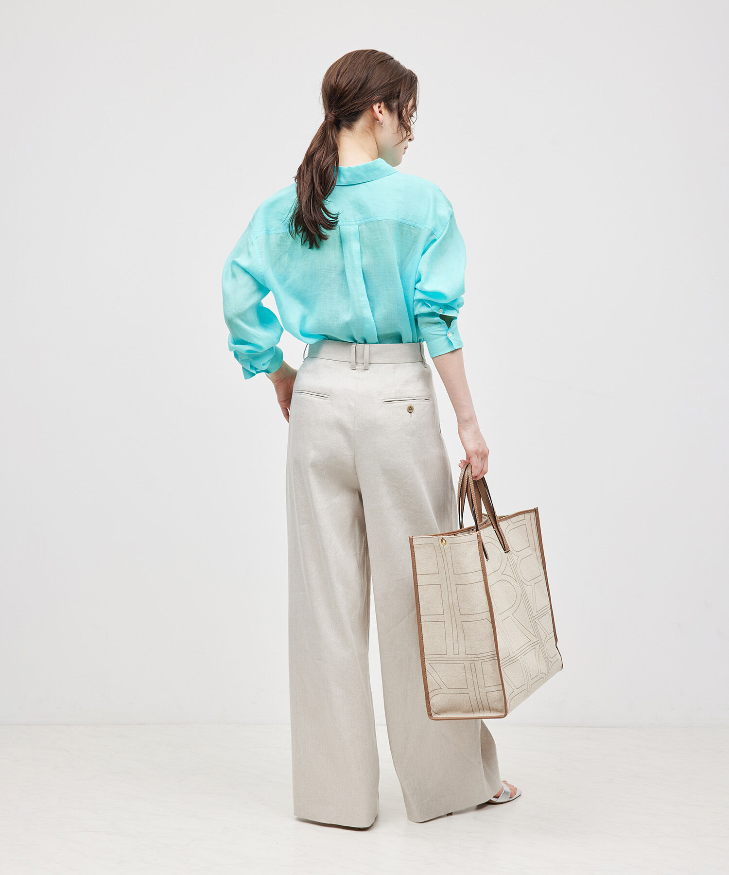 ROPE「【洗える】ロイヤルラミーレギュラーシャツ【雑誌/メディア掲載】」|シャツ・ブラウス|