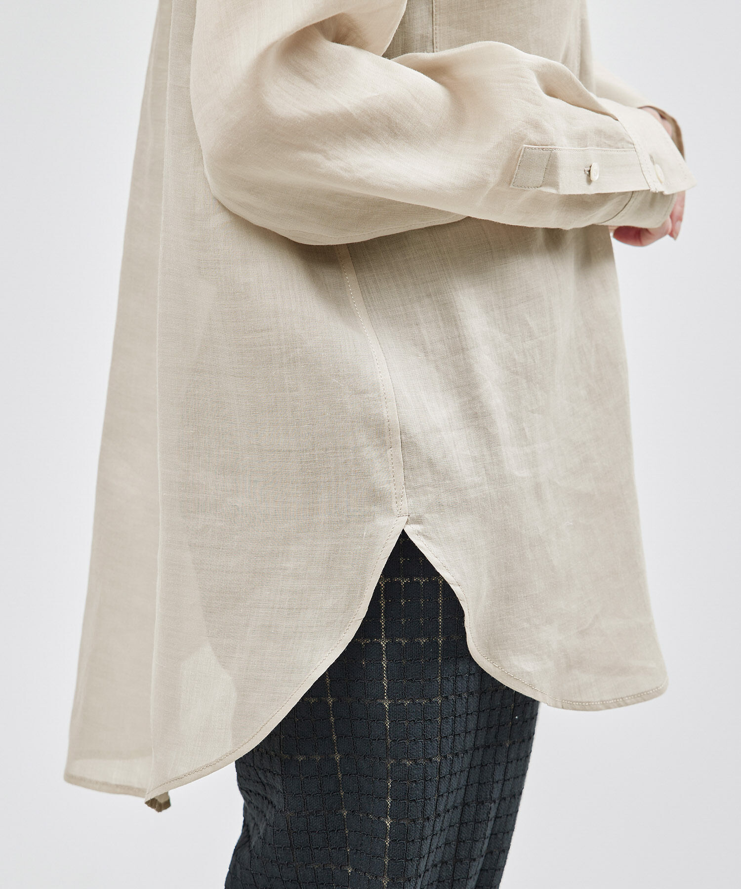 ROPE「【洗える】ロイヤルラミーレギュラーシャツ【雑誌/メディア掲載】」|シャツ・ブラウス|