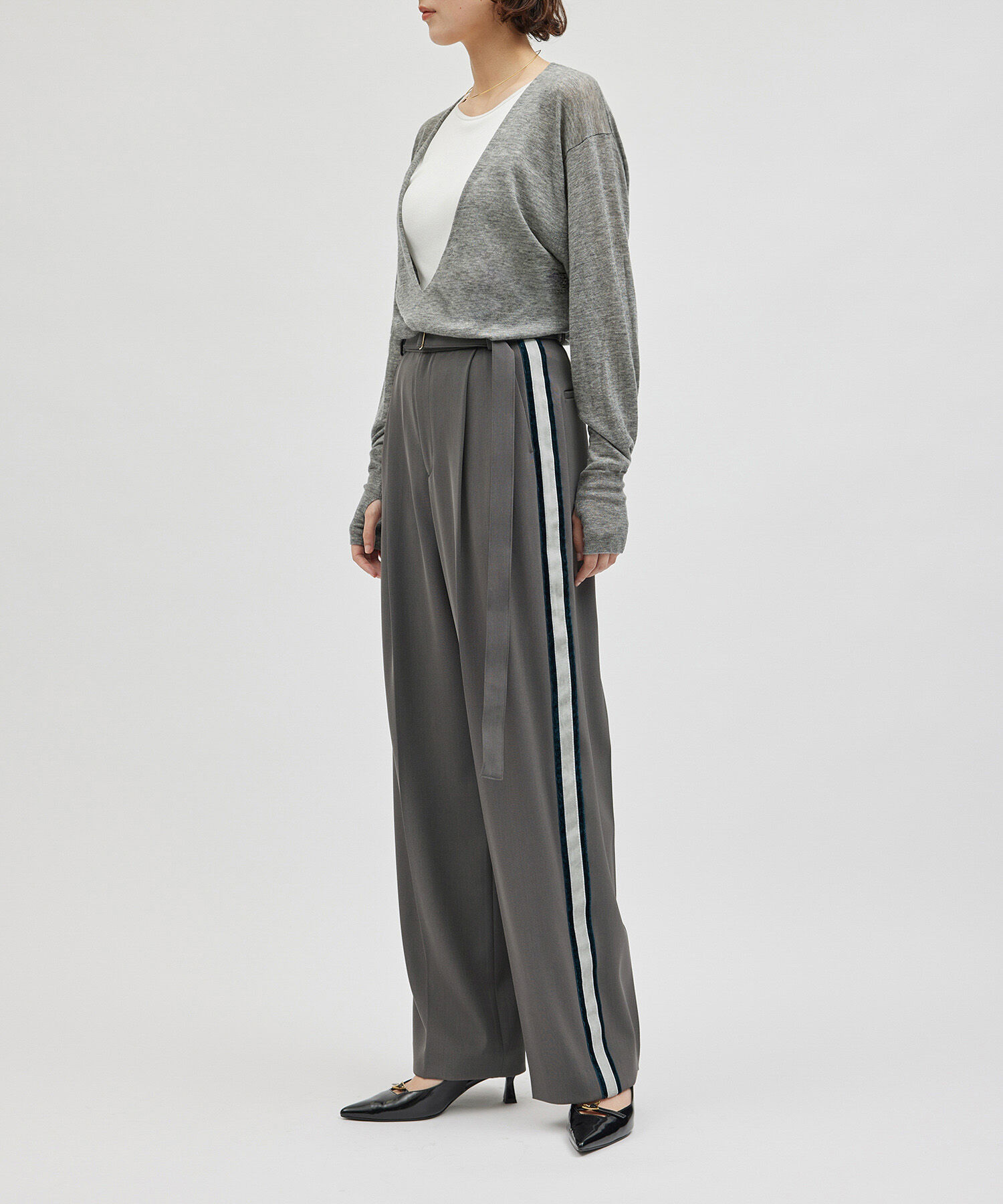 ROPE「サイドラインストレッチパンツ」|その他|