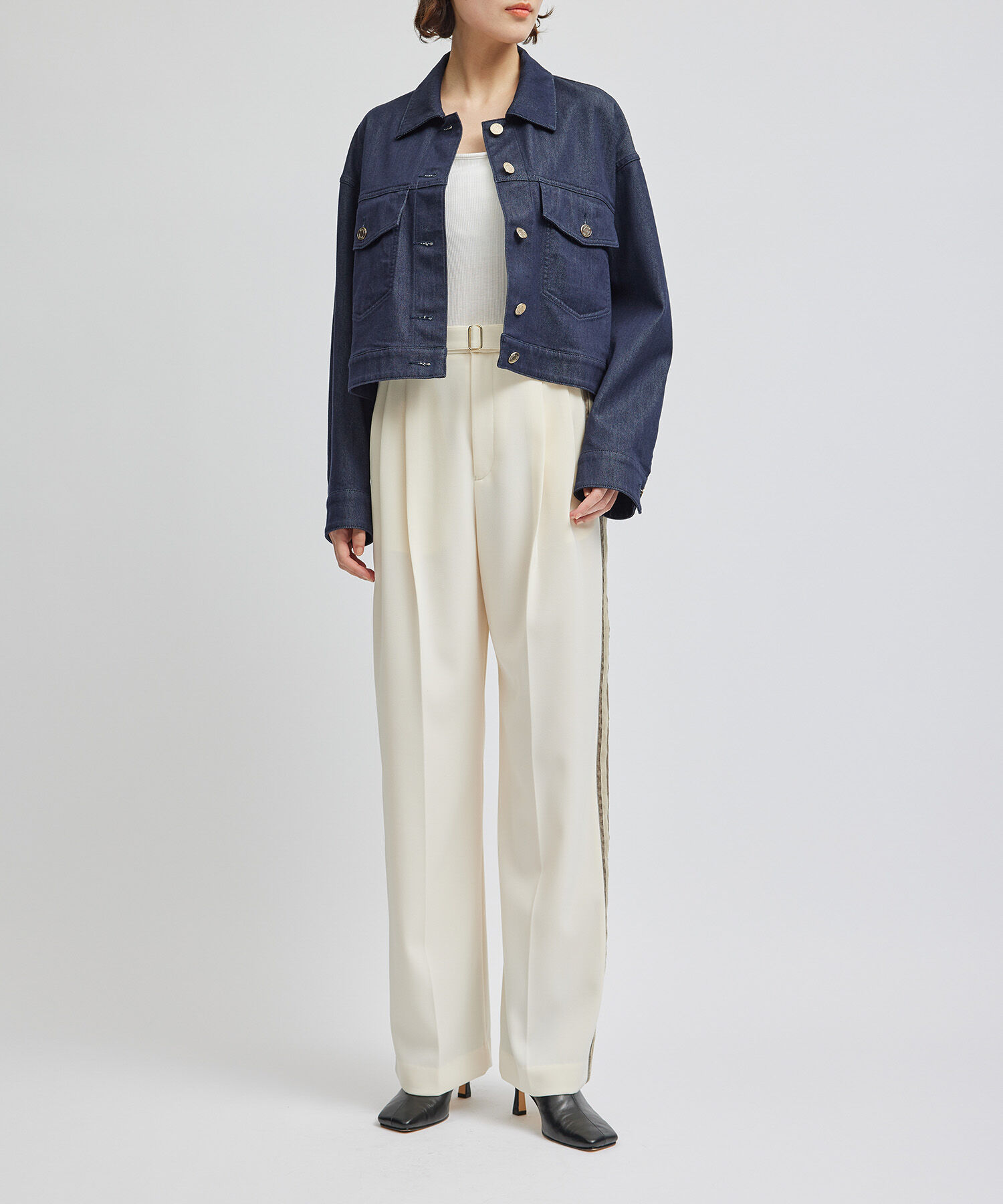 ROPE「サイドラインストレッチパンツ」|その他|