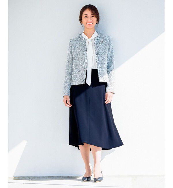 ROPE「【洗える】ボウタイブラウス」|シャツ・ブラウス|