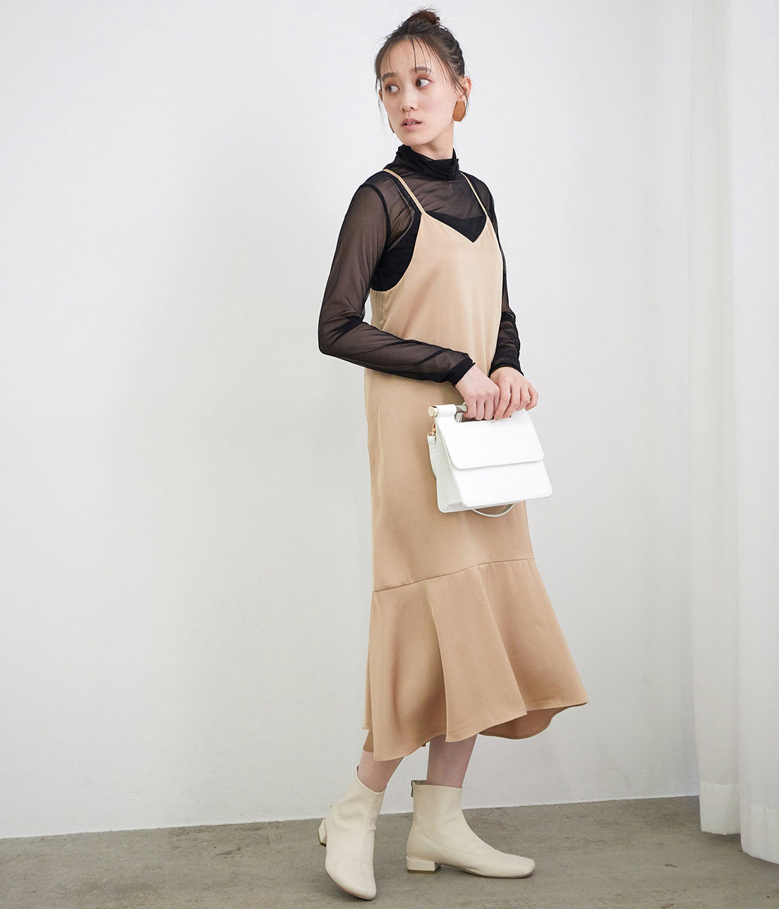 VIS「【2WAY】クリアハンドルクロコ型押しショルダーバッグ」|ショルダー・メッセンジャー|