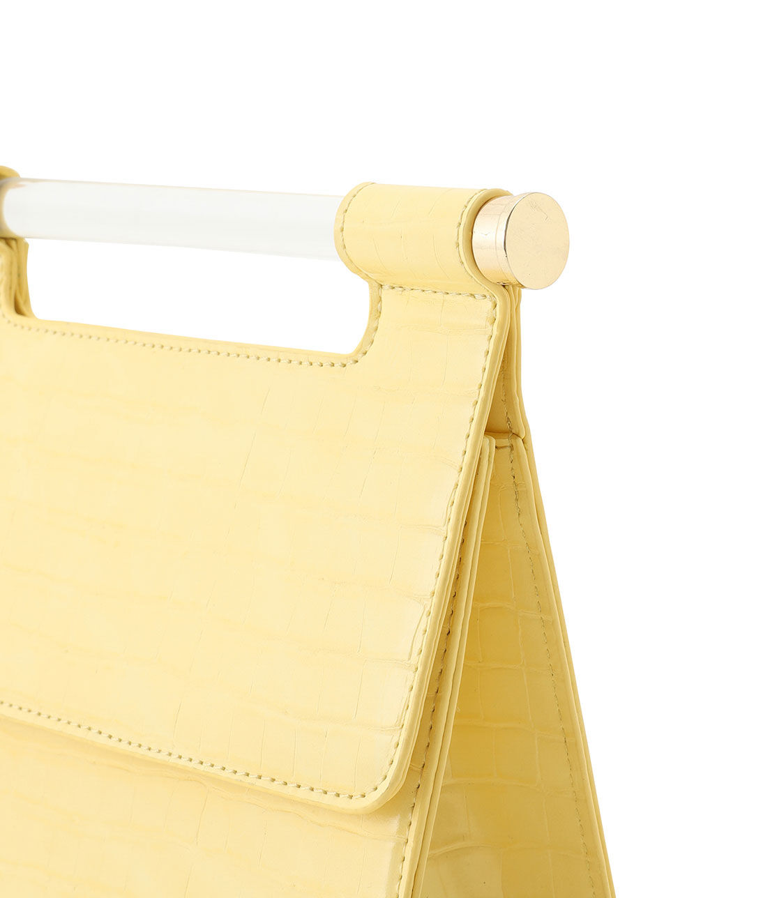 VIS「【2WAY】クリアハンドルクロコ型押しショルダーバッグ」|ショルダー・メッセンジャー|