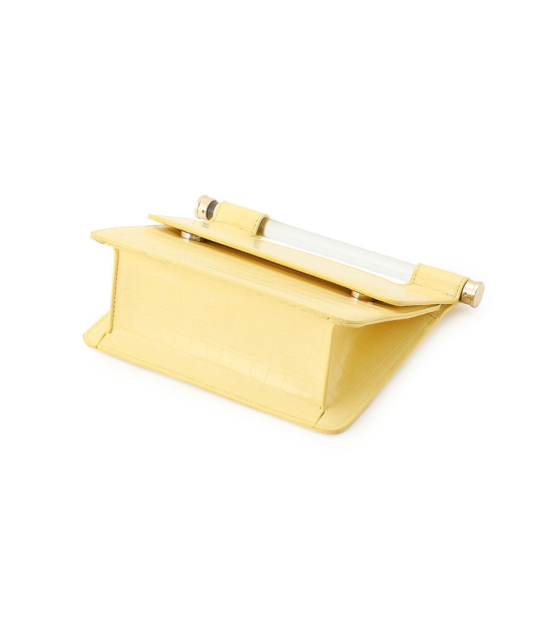 VIS「【2WAY】クリアハンドルクロコ型押しショルダーバッグ」|ショルダー・メッセンジャー|