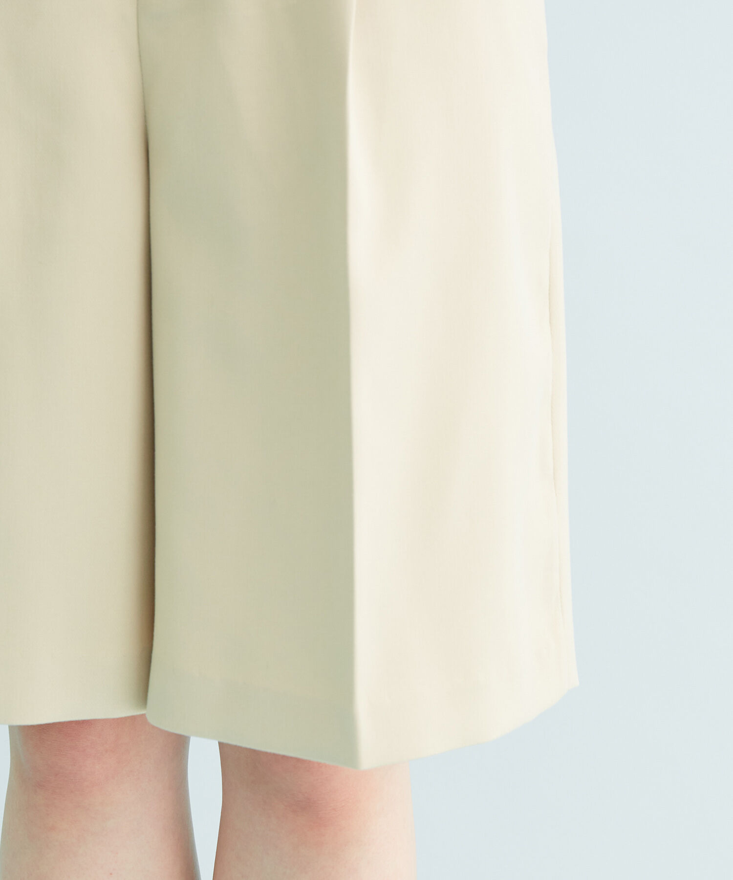 VIS「【セットアップ対応】ウエストアジャスタブルハーフパンツ」|スラックス|