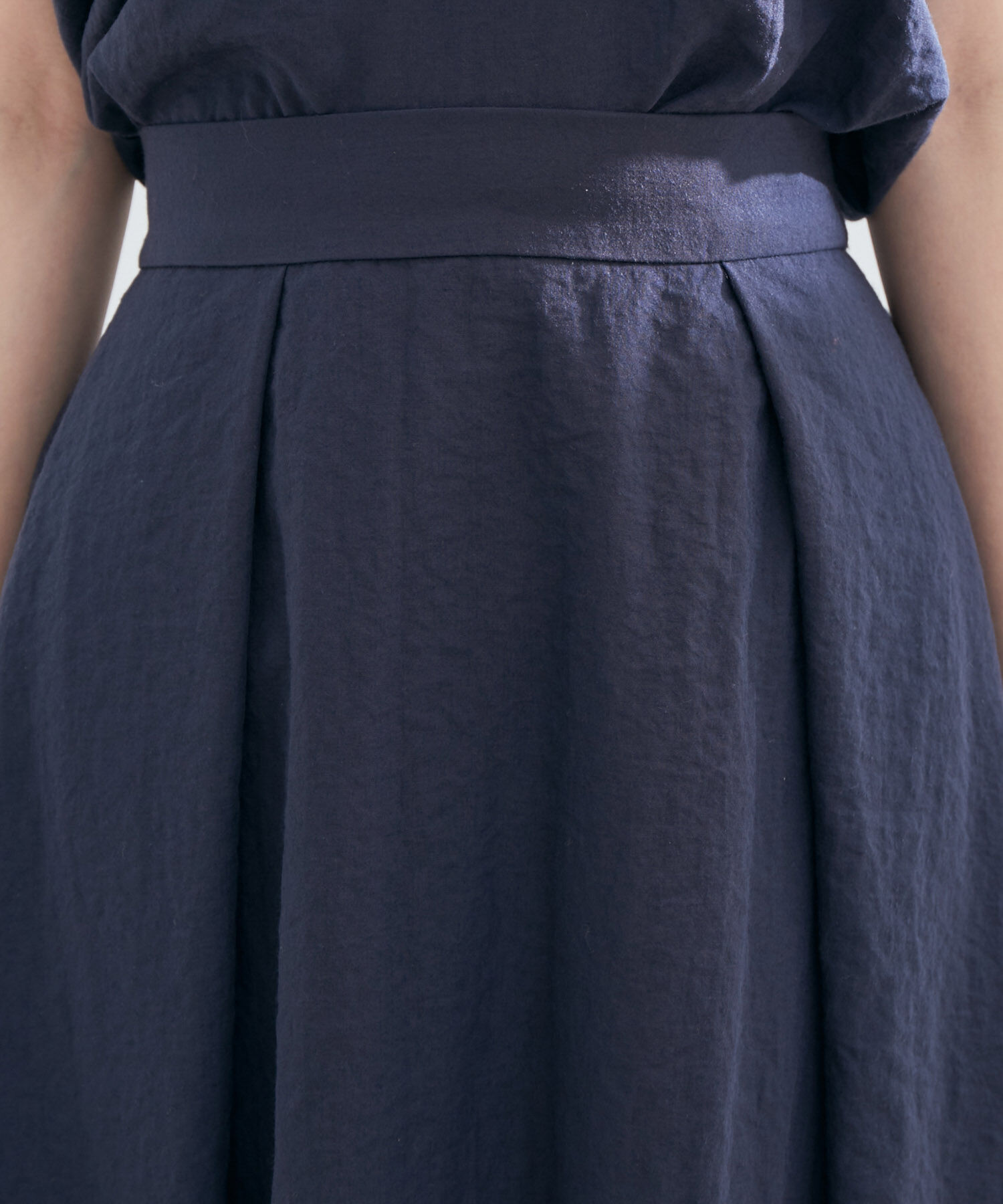 VIS「【セットアップ対応】【EASY CARE】柄＆無地アソートタックフレアースカート【sustainable】」|スカート|