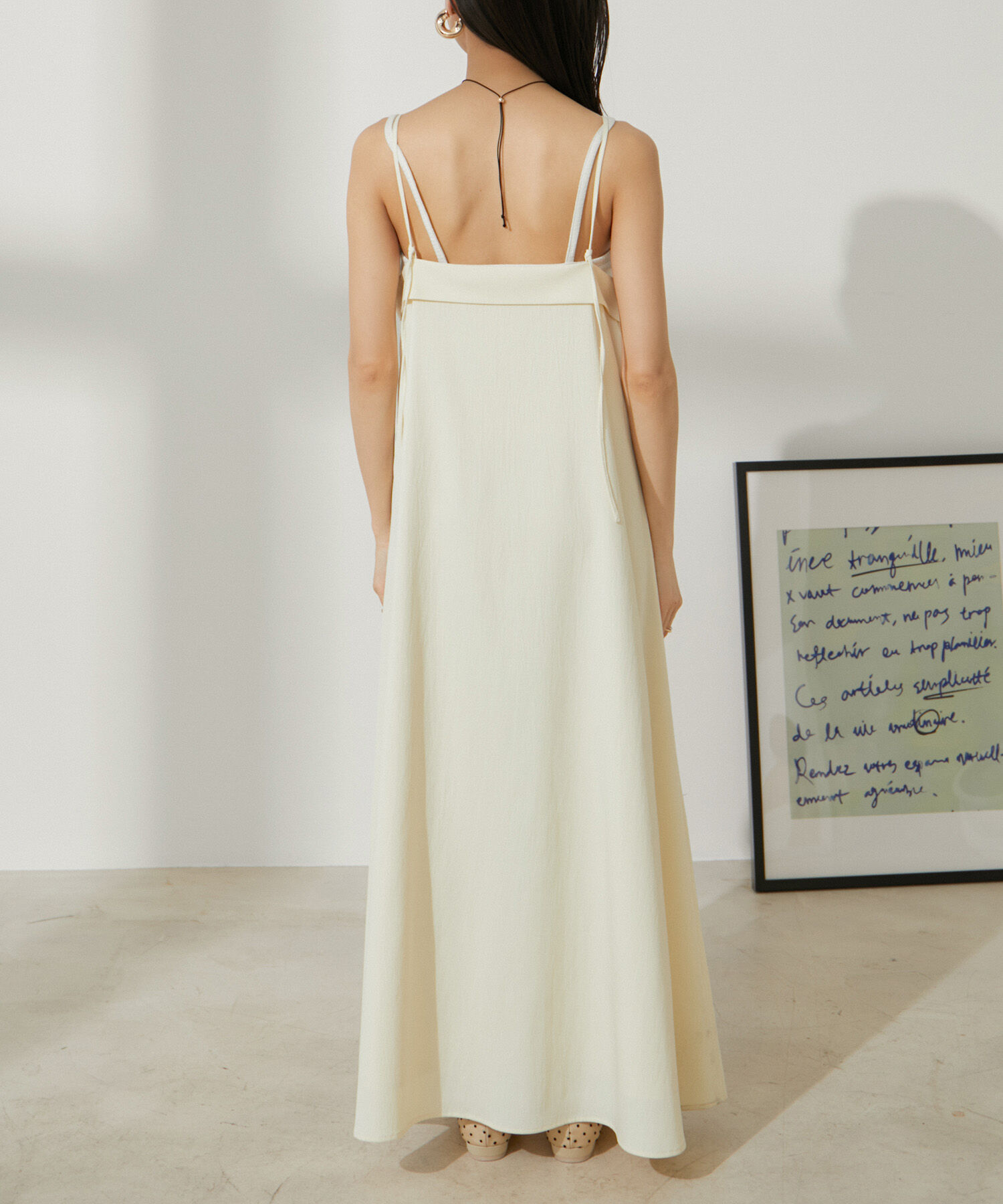 VIS「レイヤーデザインキャミワンピース【洗える】」|ワンピース|