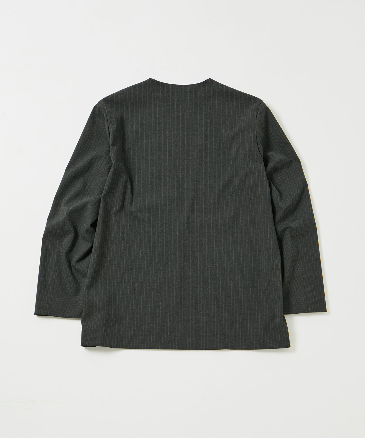 ADAM ET ROPE'「【Chambrer】ノーカラー イージー ジャケット / シーズンレス / セットアップ対応」|ノーカラージャケット|