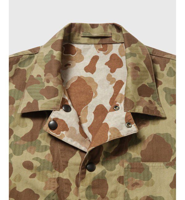 ADAM ET ROPE'「ハンターカモ リバーシブル カバーオール ジャケット」|その他|