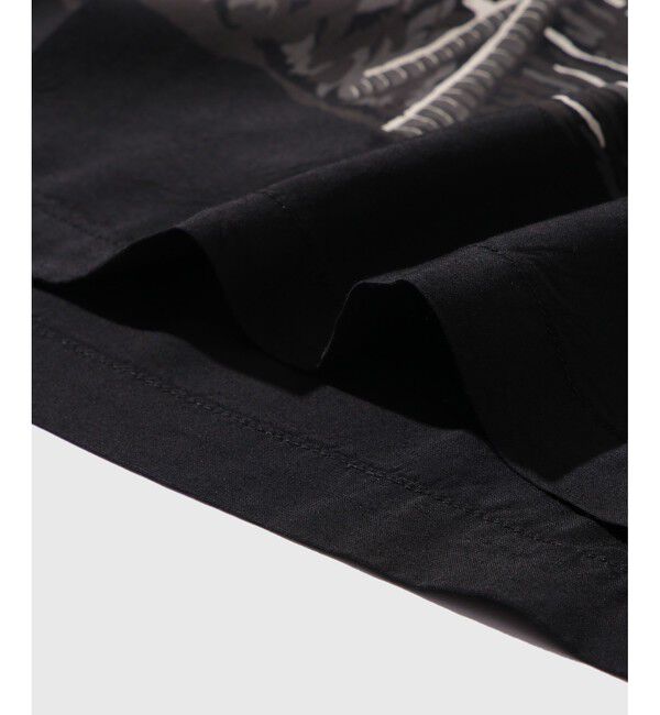 ADAM ET ROPE'「《BLACK/WHITE》ボックスシルエット プレミアム アロハ シャツ」|シャツ・ブラウス|