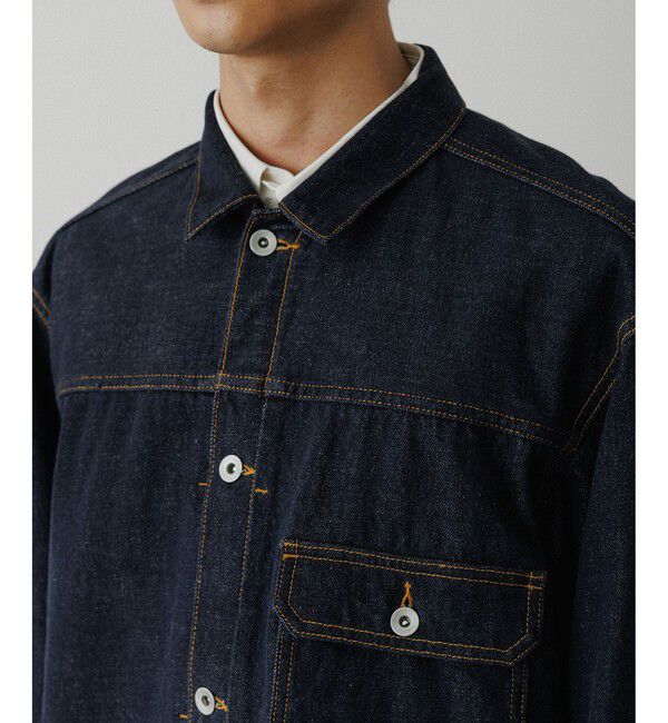 ADAM ET ROPE'「デニム トラッカー ジャケット / ADAM ET ROPE' JEANS -PERS-」|デニムジャケット|