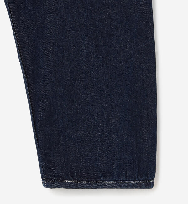 DANTON「DANTON | コットンデニム カラーレスジャケット WOMEN」|デニムジャケット|