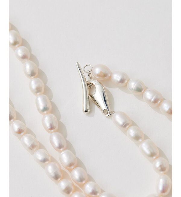 Hoaw.「【Hoaw.】パールロングネックレス」|リング|