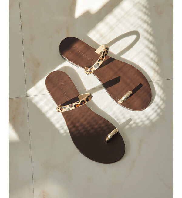  「【WEB限定サイズあり】【NICOLAS LAINAS】フラットサンダル」|サンダル|