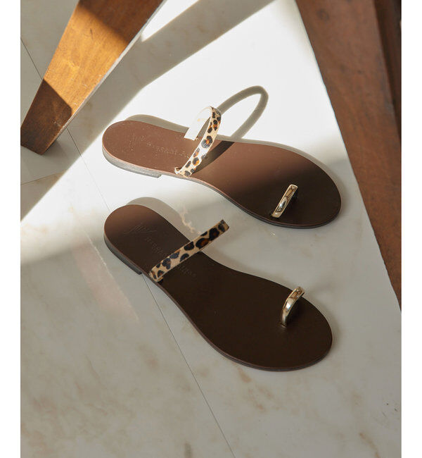  「【WEB限定サイズあり】【NICOLAS LAINAS】フラットサンダル」|サンダル|