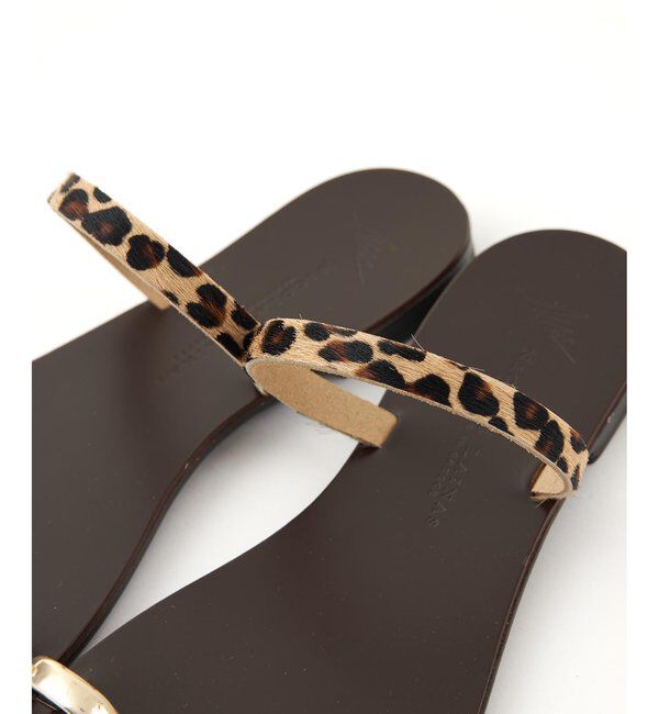  「【WEB限定サイズあり】【NICOLAS LAINAS】フラットサンダル」|サンダル|